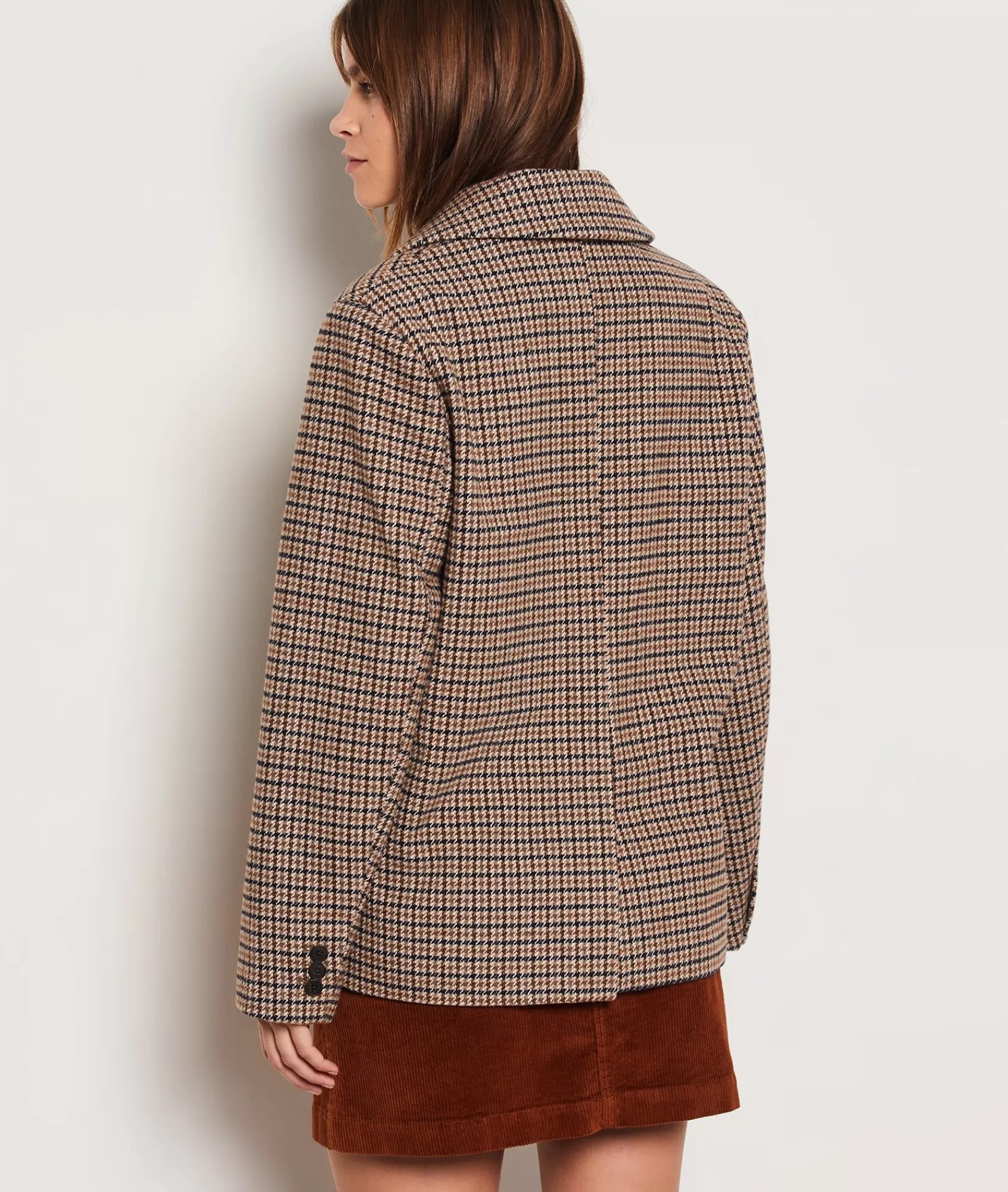 Etam Blazers>Veste blazer à carreaux