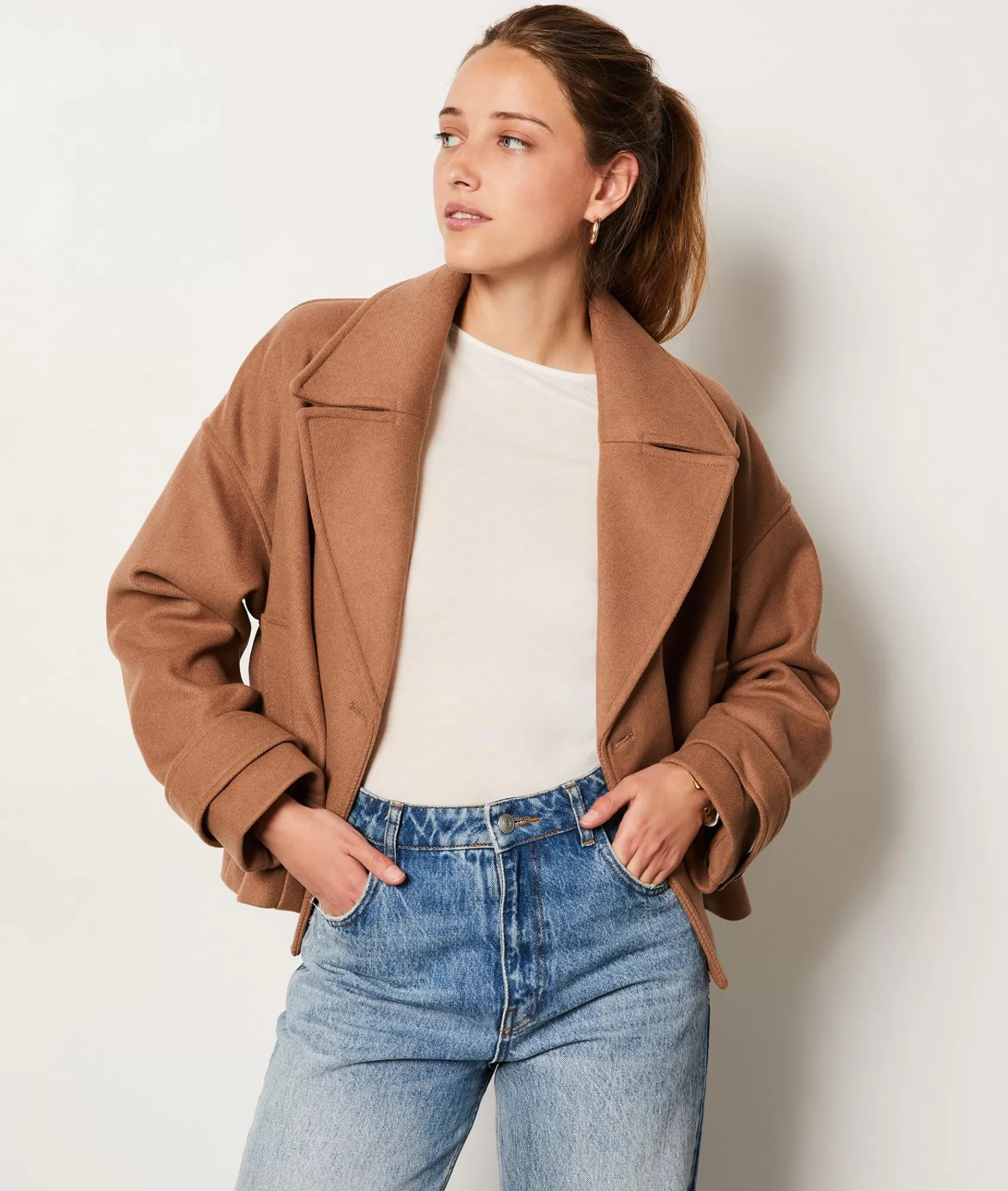 Etam Coats>Veste caban court