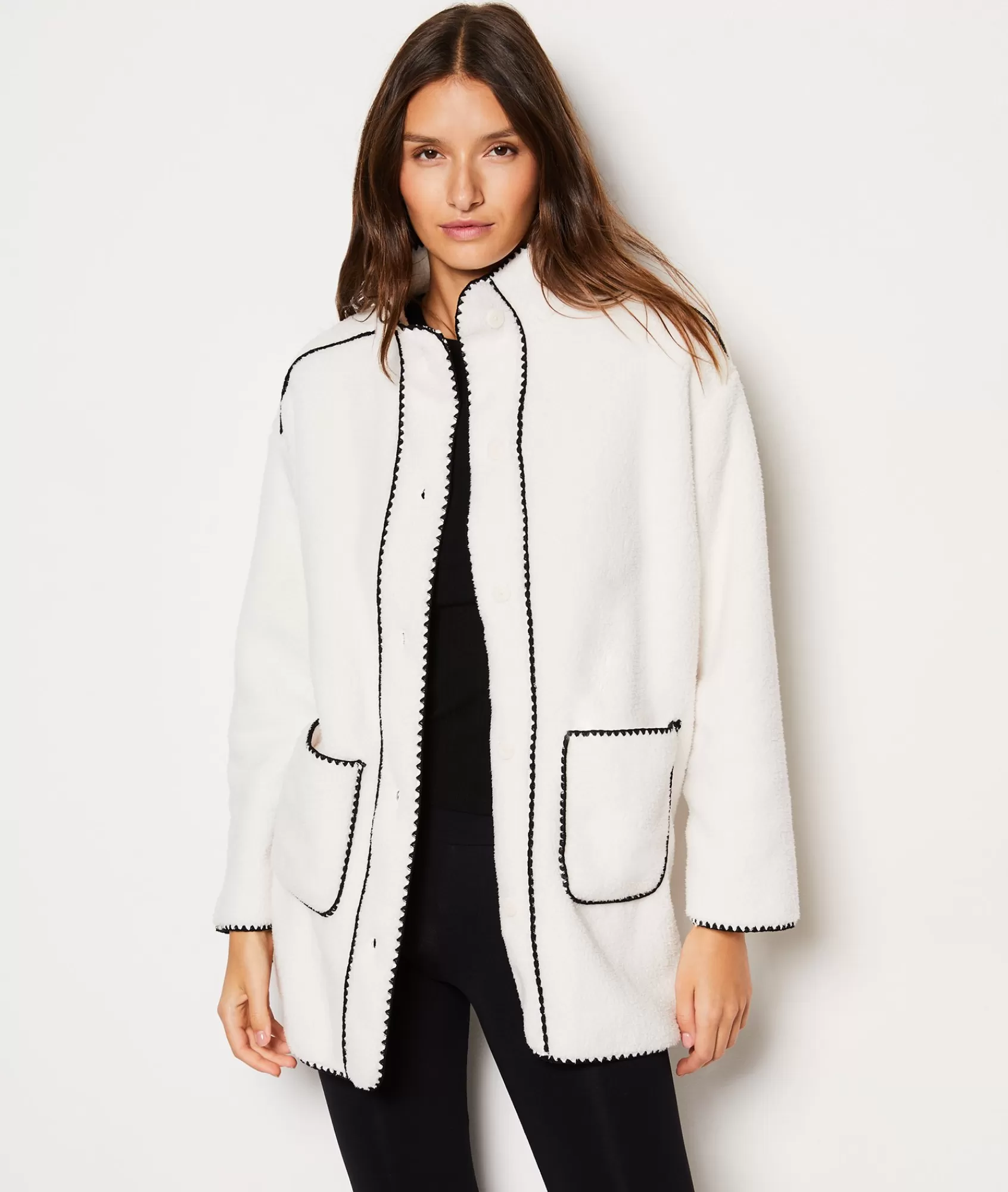 Etam Pyjama Ponchos, Sweatshirts & Jackets>Veste de pyjama polaire